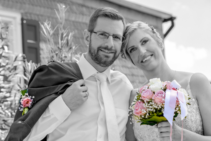 Hochzeit Portrait S/W